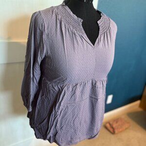 Lavender Maternity Blouse
